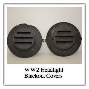 WW2 Headlight Blackout Covers