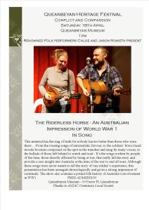 The Riderless Horse Flyer