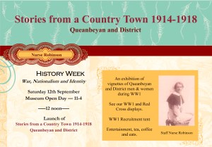 Invite for History Week WW1
