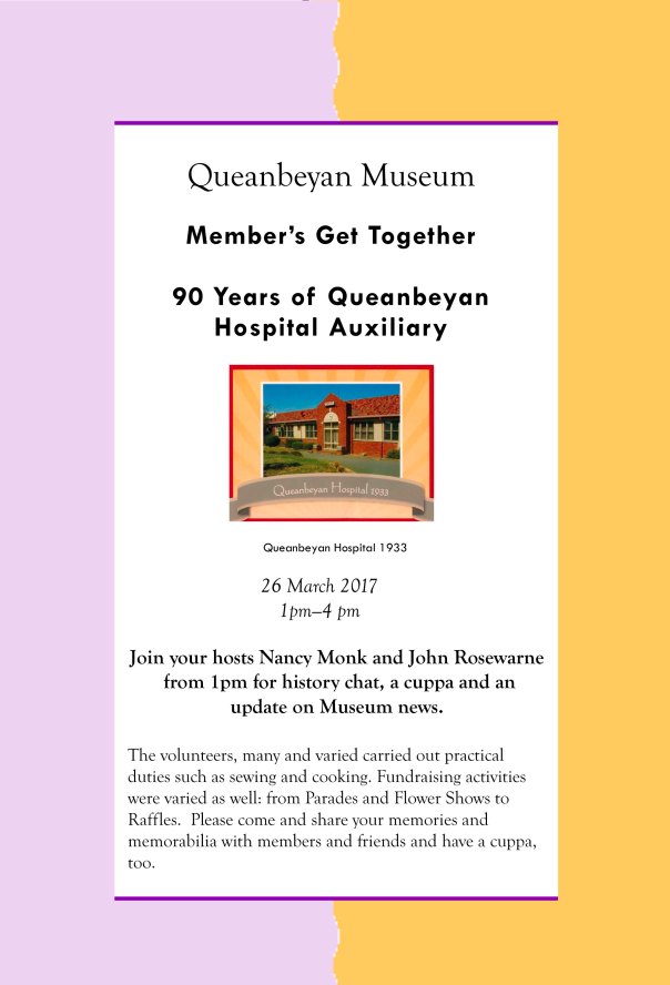 Hospital Flyer for 26 Mar 2017