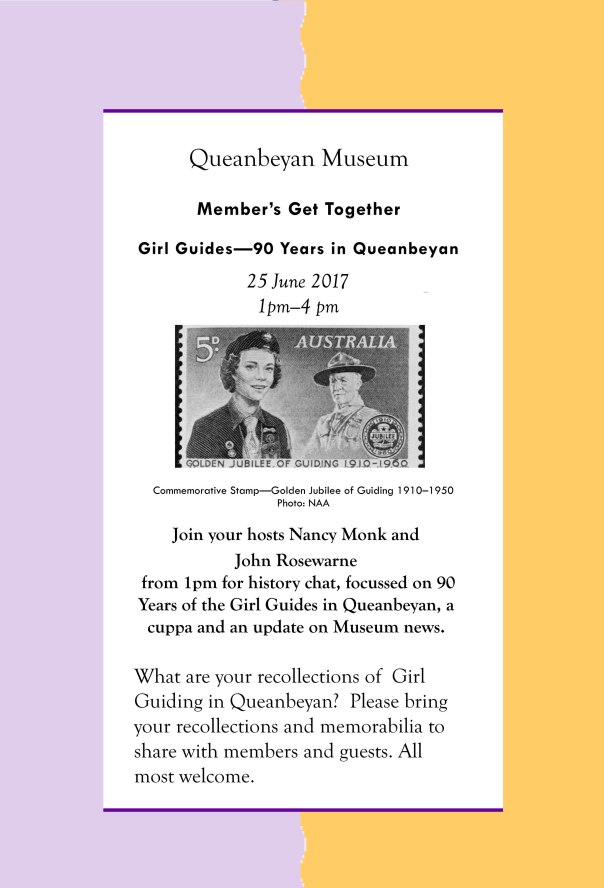 Guides Flyer for 25 June 2017